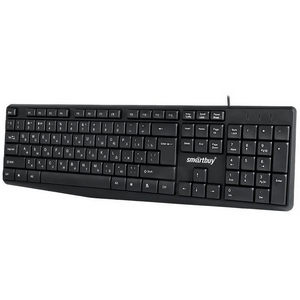 Клавиатура Smartbuy ONE 220 SBK-220U-K, 104 кл. + 12 доп. кл., подсветка, USB черная