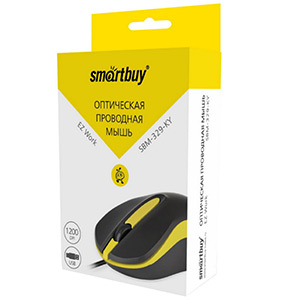 Мышь Smartbuy ONE 329-KY black yellow USB