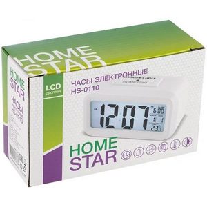 Часы электронные HOMESTAR HS-0110 белые