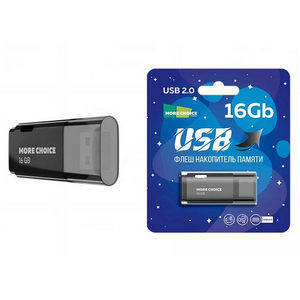 Накопитель Flash More Choice 16GB MF16 black USB 2.0