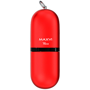 Накопитель Flash Maxvi 16GB FD16GBUSB20C10SF red USB 2.0