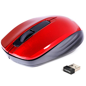 Мышь Smartbuy ONE 332AG-R red USB (беспроводная)