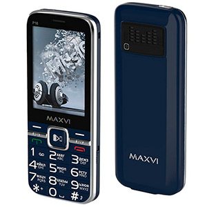 Телефон сотовый Maxvi P18 Blue
