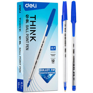 Ручка шариковая Deli Think EQ1-BL d=0,7мм чернила син. (синий)