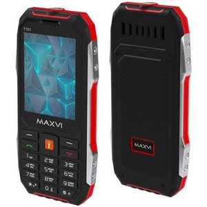 Телефон сотовый Maxvi T101 Red