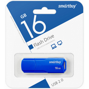 Накопитель Flash Smartbuy 16Gb Clue Blue (SB16GBCLU-BU)