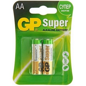 Батарейка GP LR6 Super Alkaline, блистер 2шт.