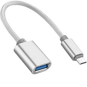 Шнур USB Type-C 3.1 - USB A 2.0 (0,15 м) шт.-гн. Атом сер. 31034