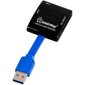 Картридер Smartbuy SBR-700-K USB 3.0 черный