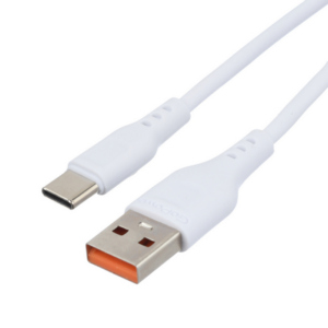 Шнур USB А-Type-C (2 м) шт.-шт. GoPower GP01T-2M 2,1A бел.