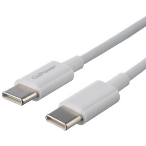 Шнур USB Type-C-Type-C (1 м) шт.-шт. GoPower GP10TT-100W бел.