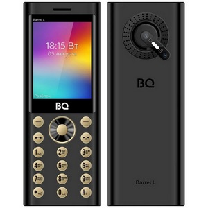 Телефон сотовый BQ 2458 Barrel L Black Gold