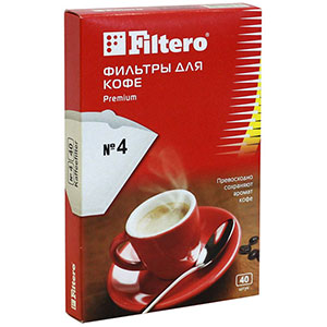 Фильтр для кофеварки Filtero 4 / 40