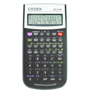Калькулятор Citizen SR 270 N
