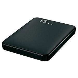 Внешний жесткий диск WD 1Tb WDBUZG0010BBK черный, USB 3.0, 2,5