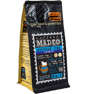 Кофе Мадео 200г зерно Молочный этюд