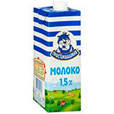 Молоко Простоквашино 950мл 1,5% т/п