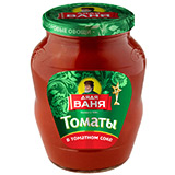 Томаты Дядя Ваня 670г в томатном соке неочищ.ст/б