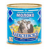 Молоко сгущенное 380г 8,5% Алексеевское ж/б
