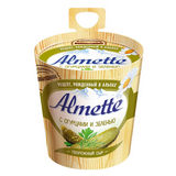 Сыр Альметте творожный 150г огурец с зеленью 60%