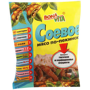 Мясо соевое Бона Вита 80г по-Пекински