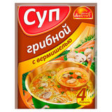 Суп Русский аппетит 60г грибной с вермишелью