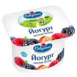 Йогурт Савушкин продукт 120г 2% лесная ягода