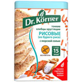 Хлебцы Доктор Корнер 100г бурого риса с морской солью