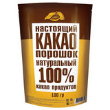 Какао порошок 100г натуральный м/у