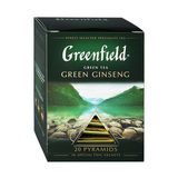 Чай Гринфилд 20п*1,8г Грин Джинсенг Оолонг пирамидки