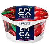 Йогурт Эпика  130г 4,8% вишня/черешня