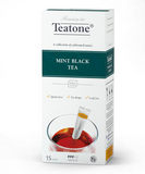 Чай Тиатон 15п*1,8г черный с мятой в стиках