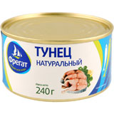 Тунец Фрегат 240г натур. ключ