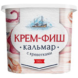 Паста из морепродуктов Крем-Фиш  150г кальмар-креветка