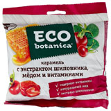 Карамель Эко ботаника 150г экстракт шиповника/мед/витамины