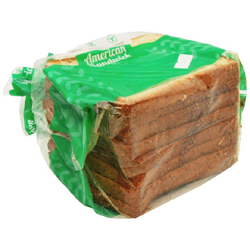 Хлеб тостовый Американский 400г с отрубями  нар.