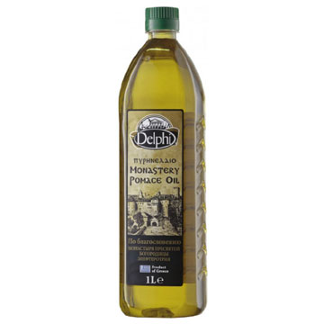 Масло оливковое Делфи 1л Монастырское с добавлением нераф.п/б