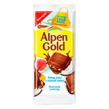 Шоколад Альпен Гольд 85г кокос инжир соленый крекер