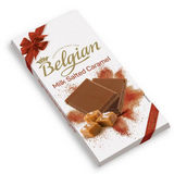 Шоколад Бельгиан 100г молочный с соленой карамелью