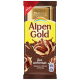 Шоколад Альпен Гольд 85г два шоколада