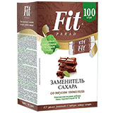 Заменитель сахара ФитПарад № 19 100 стиков со вкусом шоколада