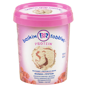 Мороженое Баскин Роббинс 500мл Малина+протеин