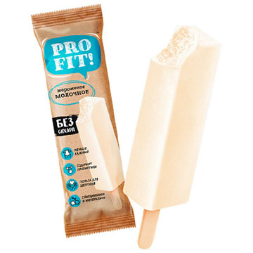 Мороженое Про Фит 50г Эскимо молочное ванильное б/сахара