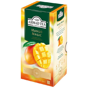 Чай Ахмад 25п*2г черный Магия манго