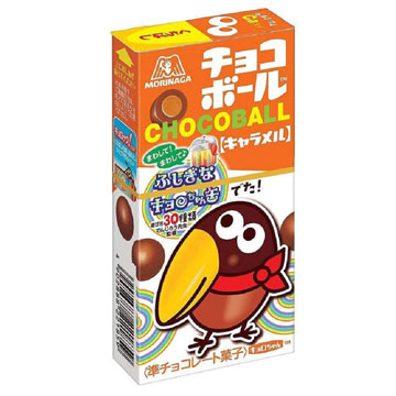 Шоколадный шарик Моринага  Шокобол 28г карамель в шоколадной глазури