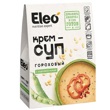 Крем-суп Елео 200г гороховый с кедровой мукой