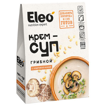 Крем-суп Елео 200г грибной с кедровой мукой