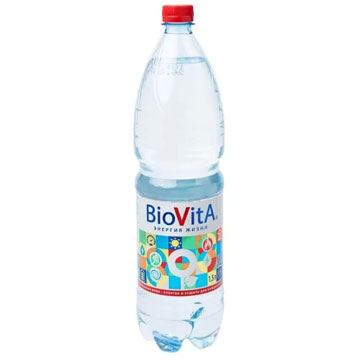 Минеральная вода Биовита 1,5л д/детского питания п/б
