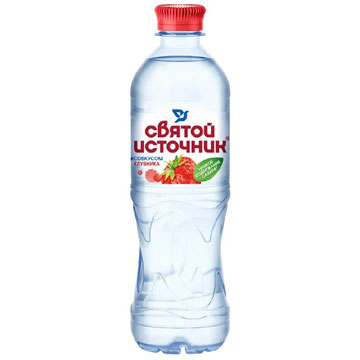 Напиток Святой Источник 0,5л Клубника н/газ п/б
