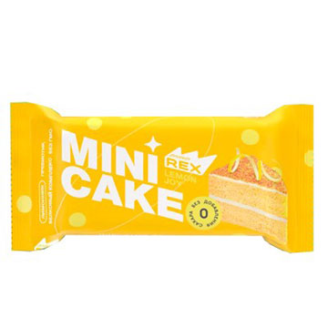 Пирожное протеиновое Мини Кейк 40г Лимонный тортик